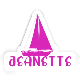 Sailboat Sticker Jeanette Image