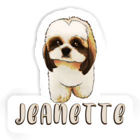 Shih Tzu Sticker Jeanette Image