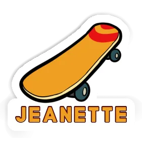 Sticker Jeanette Skateboard Image