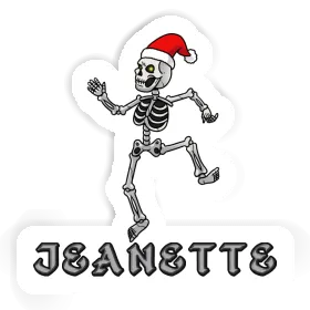 Sticker Jeanette Skull Image