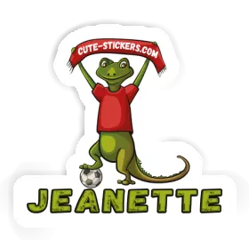 Sticker Lizard Jeanette Image