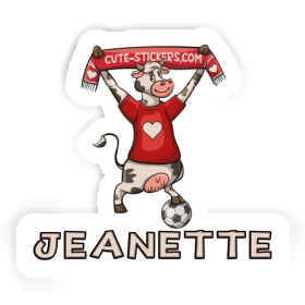 Sticker Jeanette Cow Image