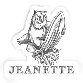 Surfer Sticker Jeanette Image