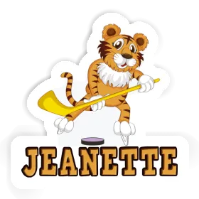 Sticker Jeanette Tiger Image