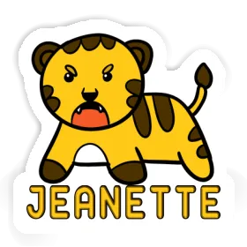 Sticker Baby Tiger Jeanette Image