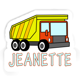 Sticker Dump Truck Jeanette Image