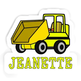 Sticker Jeanette Front Tipper Image