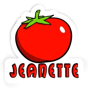 Sticker Jeanette Tomato Image