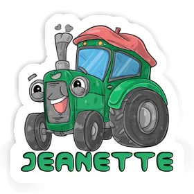 Sticker Tractor Jeanette Image