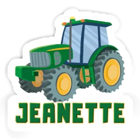 Jeanette Sticker Tractor Image