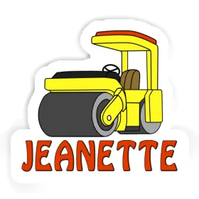 Sticker Jeanette Roller Image