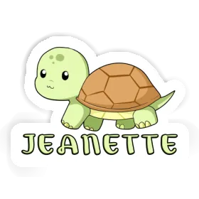 Jeanette Sticker Turtle Image