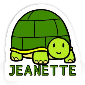 Jeanette Sticker Turtle Image