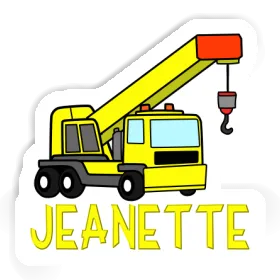 Sticker Truck crane Jeanette Image