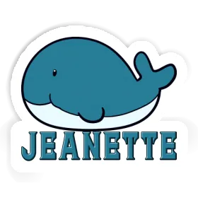 Jeanette Sticker Whale Image