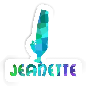 Windsurfer Sticker Jeanette Image