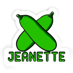 Sticker Jeanette Zucchini Image