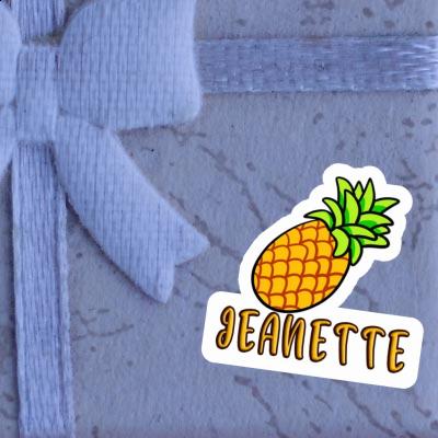 Sticker Pineapple Jeanette Notebook Image