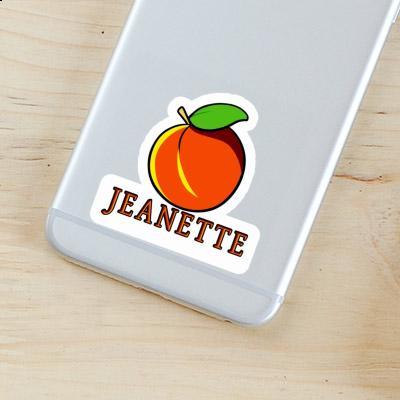 Sticker Apricot Jeanette Laptop Image