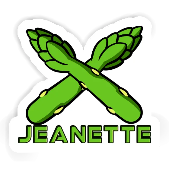 Jeanette Sticker Asparagus Gift package Image