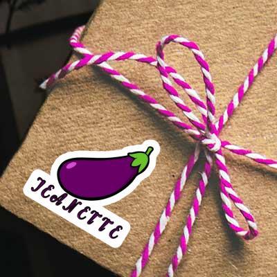 Aubergine Sticker Jeanette Gift package Image