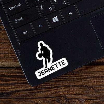 Basketball Player Sticker Jeanette Notebook Image