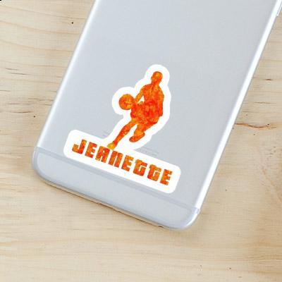 Sticker Jeanette Basketball Player Gift package Image