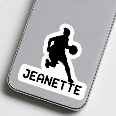 Sticker Jeanette Basketball Player Gift package Image