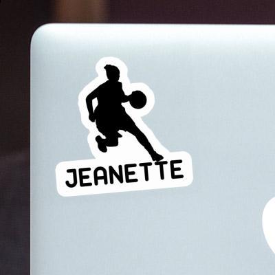 Sticker Jeanette Basketball Player Gift package Image