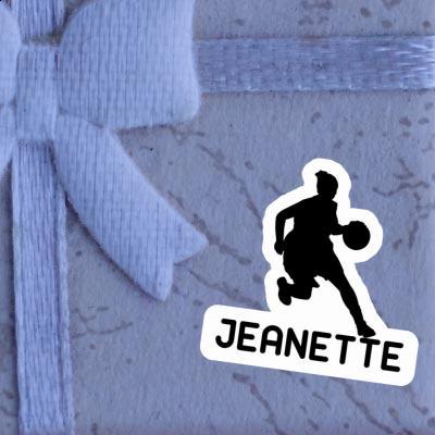 Joueuse de basket-ball Autocollant Jeanette Gift package Image