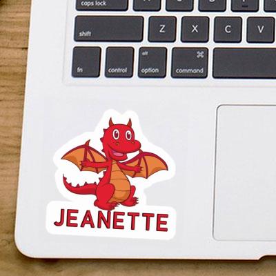 Baby Dragon Sticker Jeanette Laptop Image