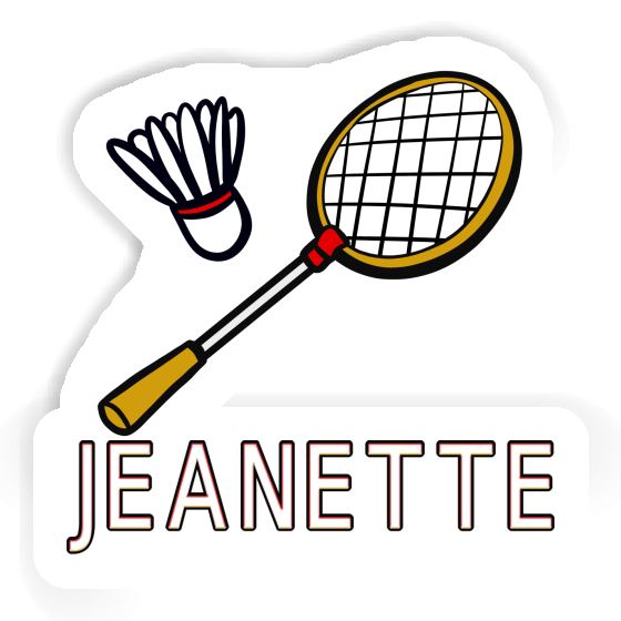 Jeanette Sticker Badminton Racket Gift package Image