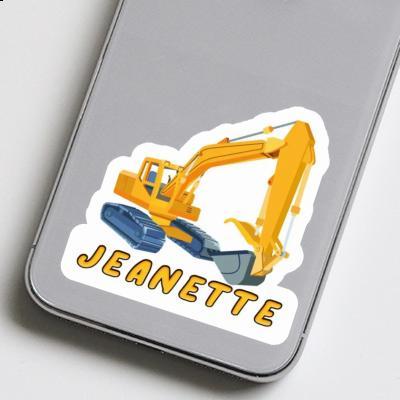 Excavator Sticker Jeanette Gift package Image