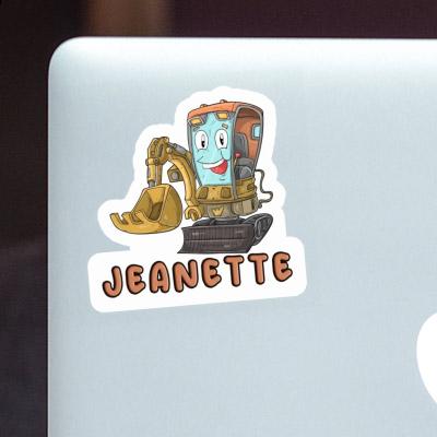 Excavator Sticker Jeanette Gift package Image