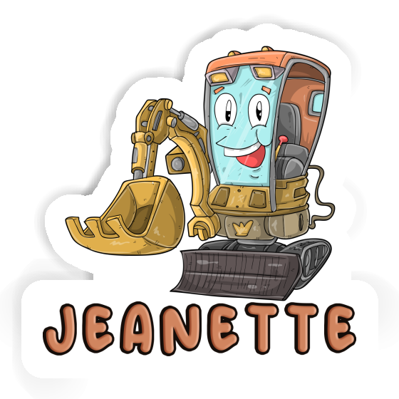 Excavator Sticker Jeanette Gift package Image