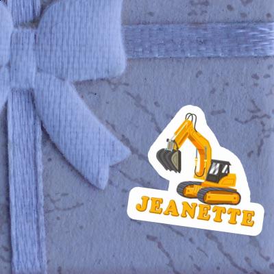 Sticker Jeanette Excavator Gift package Image