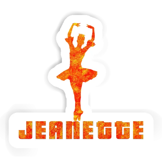 Sticker Jeanette Ballerina Laptop Image