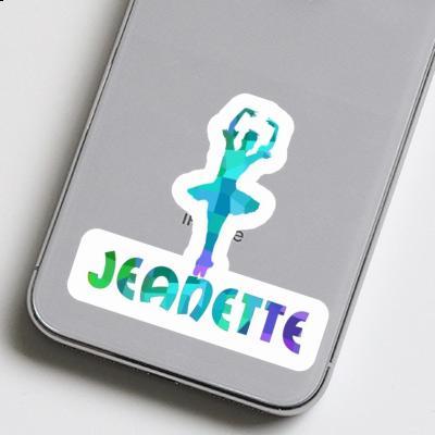 Sticker Ballerina Jeanette Image