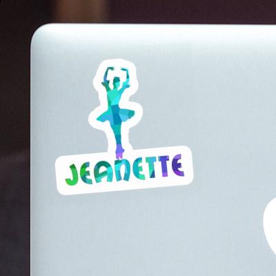 Sticker Ballerina Jeanette Laptop Image