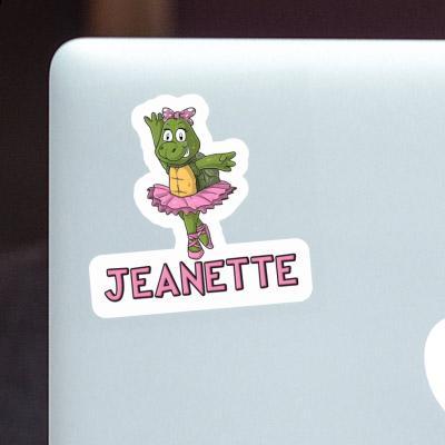 Tortue Autocollant Jeanette Laptop Image