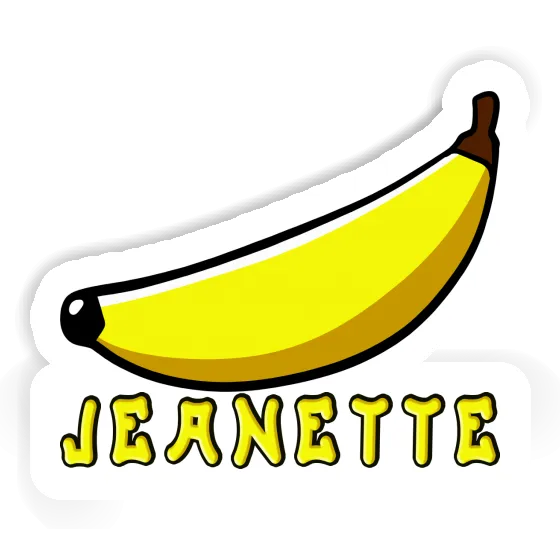 Jeanette Sticker Banana Image