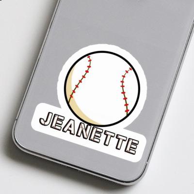 Jeanette Sticker Baseball Gift package Image