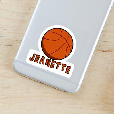 Sticker Basketball Ball Jeanette Image