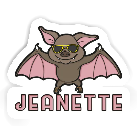 Jeanette Sticker Fledermaus Laptop Image