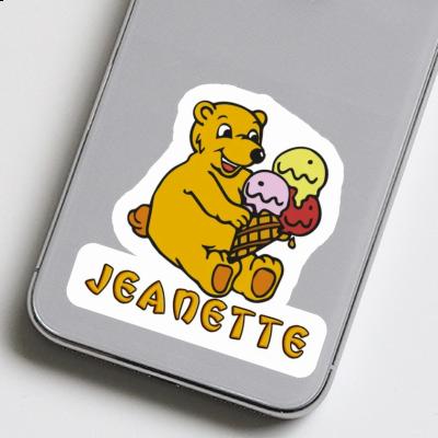 Sticker Bär Jeanette Gift package Image