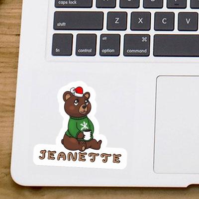 Sticker Christmas Bear Jeanette Image