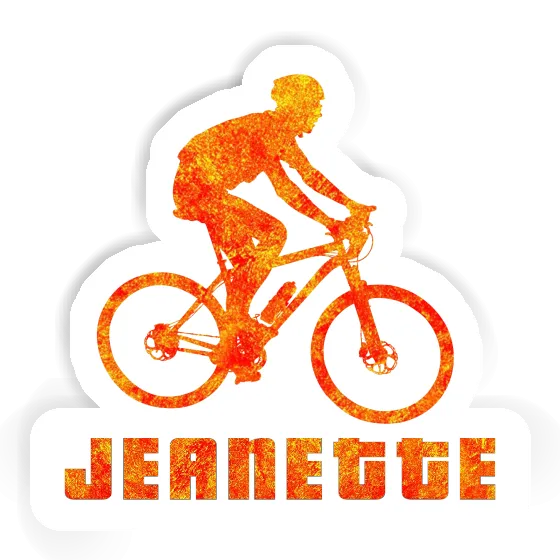 Sticker Jeanette Biker Notebook Image