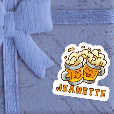 Bier Sticker Jeanette Image