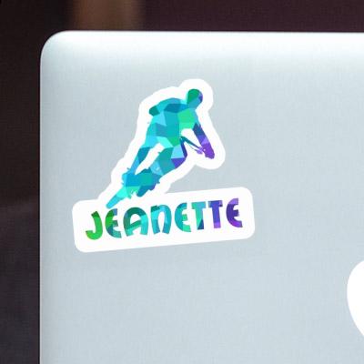 Sticker Jeanette Biker Image