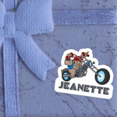 Autocollant Biker Jeanette Image